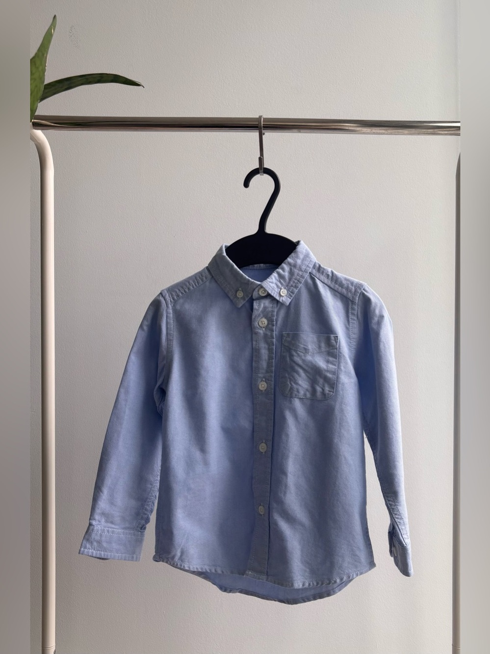 CHILDREN'S PLACE | 3T Toddler Boys Uniform Oxford Button Down Shirt Blue